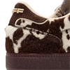 HOFF WOMENS LACE TRAINERS - BROWN ANIMAL PRINT